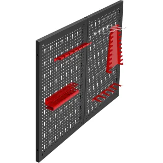 Метален перфориран панел за инструменти KraftDele KD11896/ 80x60см Метален перфориран панел за инструменти KraftDele KD11896/ 80x60см
