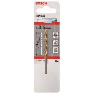 Свредлo HSS-TiN за метал на Bosch 3.5 mm