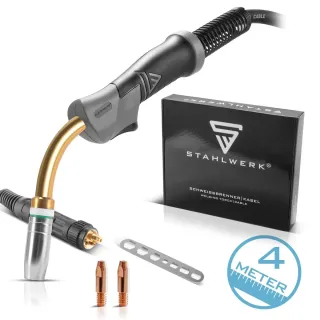 Заваръчна горелка с маркуч STAHLWERK AK25 | MB25/ 4 м