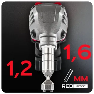 Акумулаторна ножица за ламарина RED TECHNIC RTANSDB0173/ 21V/ 2x3Ah