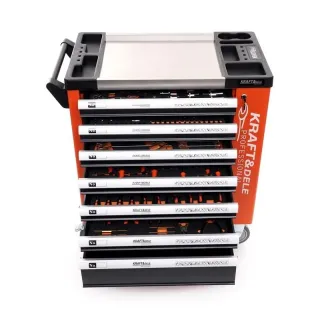 Количка с инструменти KraftDele KD1067/ 258 бр.