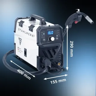 Комбиниран заваръчен апарат 5 в 1 STAHLWERK MIG/MAG 160 M/ 160A