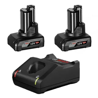 Стартов комплект Bosch 2 x GBA 12V 6.0Ah + GAL 12V-40 Professional Стартов комплект Bosch 2 x GBA 12V 6.0Ah + GAL 12V-40 Professional