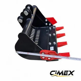 Пресяваща кофа за мини багер CIMEX CHE12RS-SB-600/ 600 мм