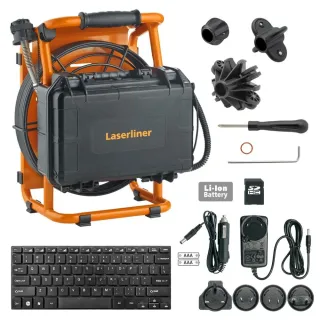 Професионална система за инспекция на тръби Laserliner DrainInspector HD30/  7.2 V / 6.4 Ah