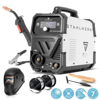 Дигитален заваръчен апарат STAHLWERK FLUX 140 ST 6857/ 140A