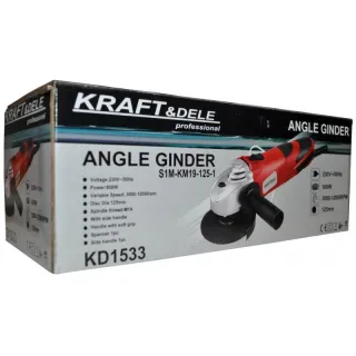 Ъглошлайф KraftDele KD1533/ 125 мм