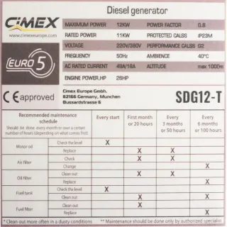 Дизелов обезшумен генератор CIMEX SDG18-T/ 18 kW/ с ATS табло за автоматичен старт Дизелов обезшумен генератор CIMEX SDG18-T/ 18 kW/ с ATS табло за автоматичен старт