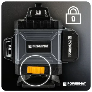 Лазерен нивелир със зелен лъч Powermat PM-PLK-4DM1/ 40 м