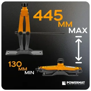 Ножичен крик POWERMAT PM-PTR-2500T/ 2.5т