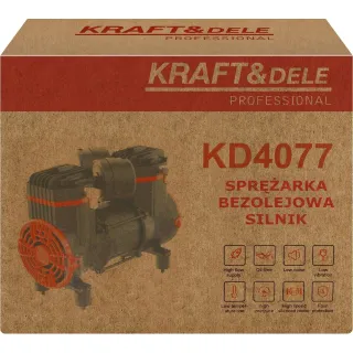 Безмаслен компресор KraftDele KD4077/ 1300W/230V Безмаслен компресор KraftDele KD4077/ 1300W/230V