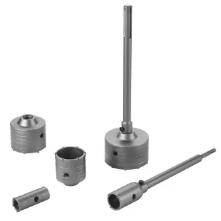 Комплект боркорони за бетон KraftDele KD12640/ 9 части