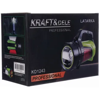 Акумулаторен прожектор KraftDele KD1243/ 3.7V 8000mAh