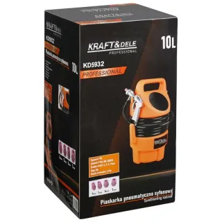 Пясъкоструйка KraftDele KD5932/ 10 л