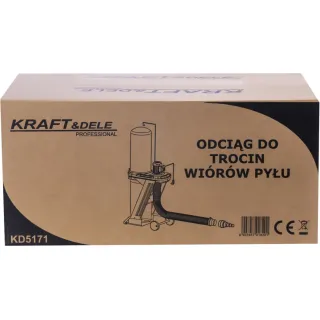 Аспиратор за дървени стърготини, стружки и прах KraftDele KD5171/ 600W/ 75 л