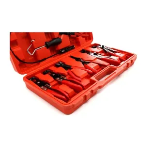 Комплект клещи за монтаж и демонтаж на скоби за водни съединения KraftDele KD10513/ 9 части