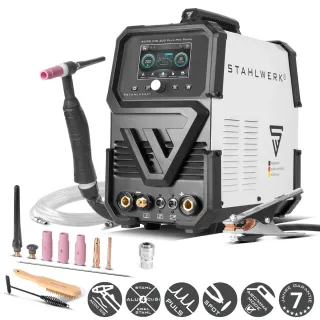 Mногофункционален TIG заваръчен апарат STAHLWERK AC/DC 200 Pulse Pro Touch/ 200A