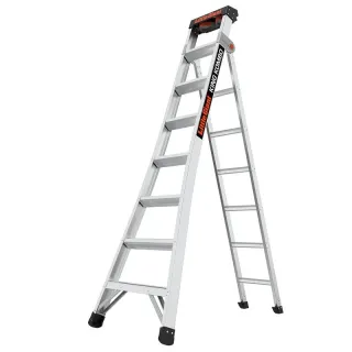 Професионална двураменна стълба Little Giant KING KOMBO PRO 8+6/ 150 кг