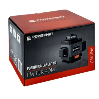 Лазерен нивелир със зелен лъч Powermat PM-PLK-4DM1/ 40 м