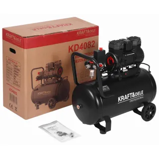 Безмаслен компресор Kraftdele KD4082/ 2.5kW/ 50л