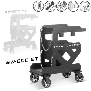 Количка за заваръчна техника STAHLWERK SW-600-ST