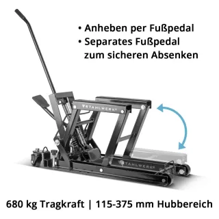 Подемник за мотоциклети STAHLWERK MLT-680 ST/ 680 кг