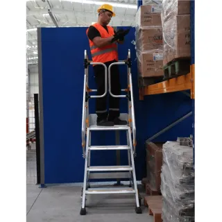 Професионална алуминиева мобилна платформа Bisonte EP4/ 3.05м