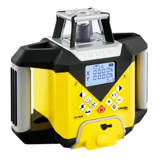 Ротационен лазер с лазерна рейка и статив с повдигаща глава Nivel System NL740R DIGITAL + LS-24 + SJJ32/ 700 м