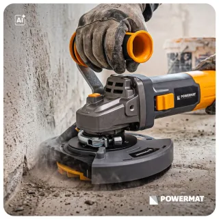 Шлайф машина за бетон Powermat PM-SDB-1400T/ 1400W/ 125 мм