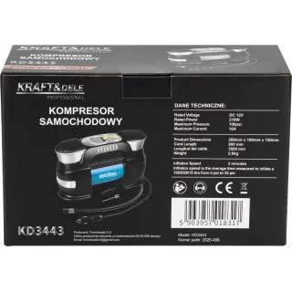 Компресор за автомобил KraftDele KD3443/ 12V Компресор за автомобил KraftDele KD3443/ 12V