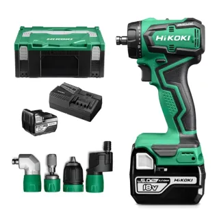 Акумулаторен винтоверт HiKOKI - Hitachi DS18DDQ/ 18V/ 2x5 Ah