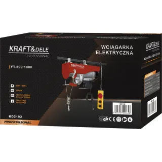Електрическа лебедка KraftDele KD2192/ 1350W Електрическа лебедка KraftDele KD2192/ 1350W