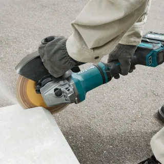 Акумулаторен ъглошлайф Makita GA038GT201/ 40V/ 2х5.0Ah