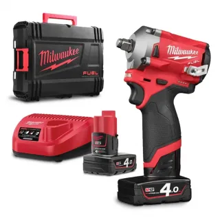 Акумулаторен гайковерт Milwaukee M12 FIWF12-422X/ 12 V/ 2/4 Ah