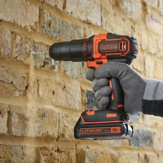 Акумулаторна бормашина винтоверт Black and Decker BDCHD18K/ 18 V/ 1.5 Ah