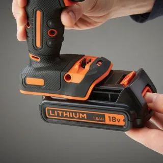 Акумулаторна бормашина винтоверт Black and Decker BDCHD18K/ 18 V/ 1.5 Ah