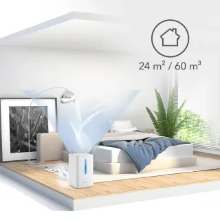 Ултразвуков овлажнител за въздух TROTEC B 3 E / 24W/ 6 л/24 ч