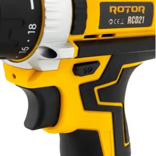 Акумулаторен винтоверт ROTOR RCD21/ 21V/ 2х1.5Ah