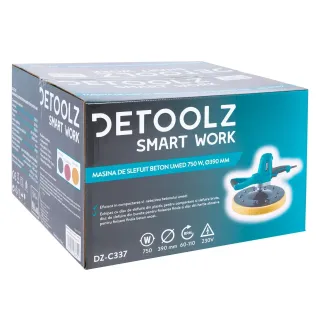 Машина за мокро шлайфане на бетон Detoolz DZ-C337/ 750W/ 390 мм