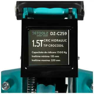 Хидравличен крик Detoolz DZ-C259/ 1,5 т Хидравличен крик Detoolz DZ-C259/ 1,5 т