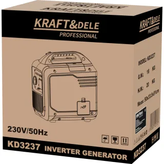 Инверторен генератор KraftDele KD3237/ 2,7/3kW/ 230V/ 3,7л Инверторен генератор KraftDele KD3237/ 2,7/3kW/ 230V/ 3,7л
