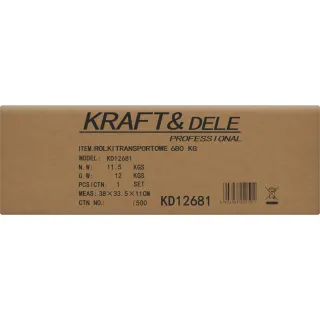 Комплект транспортни платформи KraftDele KD12681/ 680 кг/ 2 бр. Комплект транспортни платформи KraftDele KD12681/ 680 кг/ 2 бр.