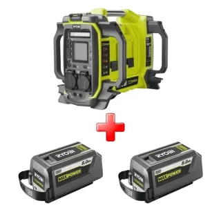 Акумулаторен инверторен генератор RYOBI RY36BI1800A-0 + 2 бр. батерии RY36B80B/ 36V/ 2x8Ah
