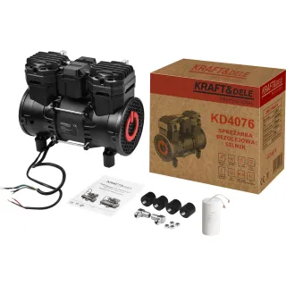 Безмаслен компресор KraftDele KD4076/ 1390W/230V Безмаслен компресор KraftDele KD4076/ 1390W/230V