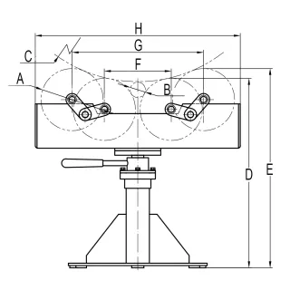 Заваръчен позиционер METCOR WTR450/ 450 кг Заваръчен позиционер METCOR WTR450/ 450 кг