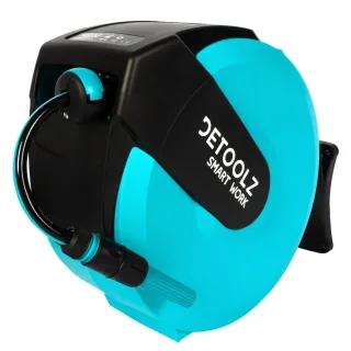 Макара с градински маркуч Detoolz DZ-IR1001-G01/ 20 м + 2 м