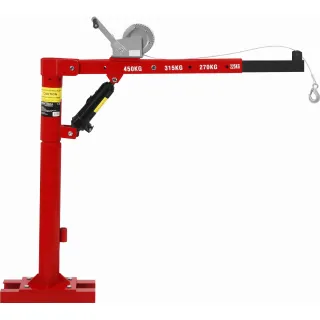 Хидравличен кран за двигатели с лебедка KraftDele KD12687/ 450кг