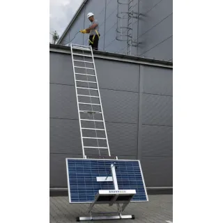 Стълба с подемник DRABEST WT-AL-M-12-BW+WT-WT-PV/ 1050W/ 6.5 м Стълба с подемник DRABEST WT-AL-M-12-BW+WT-WT-PV/ 1050W/ 6.5 м