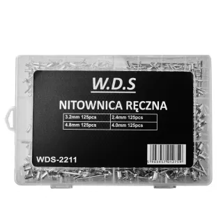 Ръчна нитачка + 500 бр. нитове KraftDele WDS2211