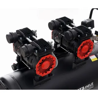 Компресор за въздух KraftDele KD1387/ 100 л/ 2x1500W Компресор за въздух KraftDele KD1387/ 100 л/ 2x1500W